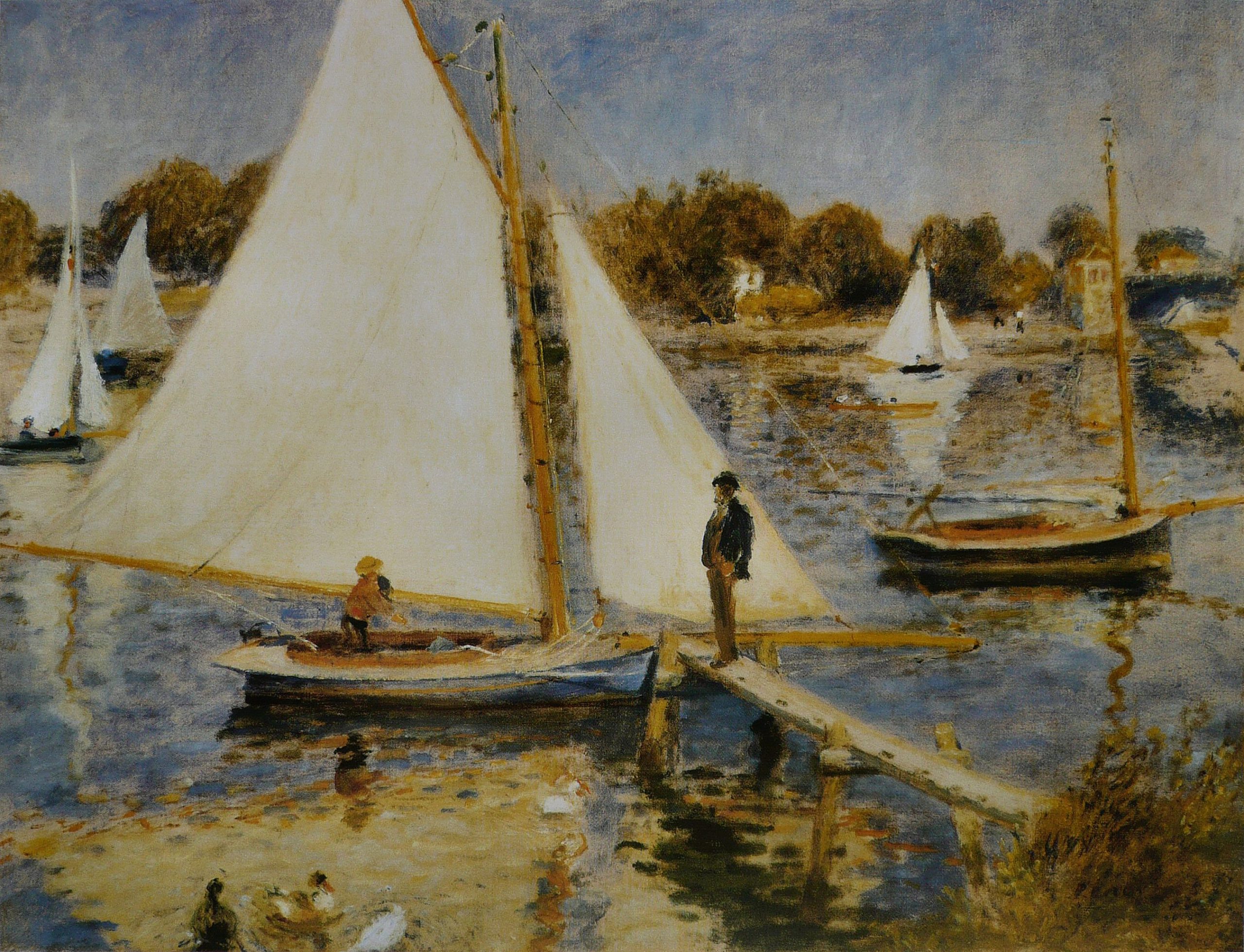 El Sena en Argenteuil, de Pierre-Auguste Renoir, 1973.