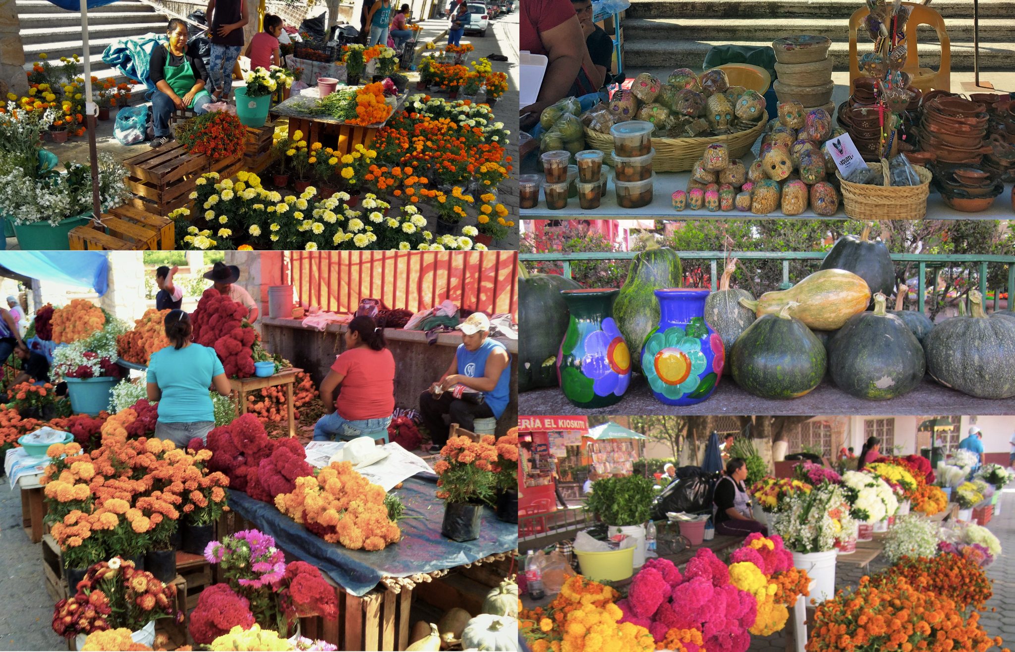 Tianquiztli: mercado tradicional de Día de muertos.